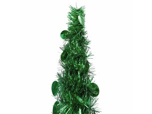 Sapin de noël - arbre de noël artificiel escamotable vert 150 cm pet