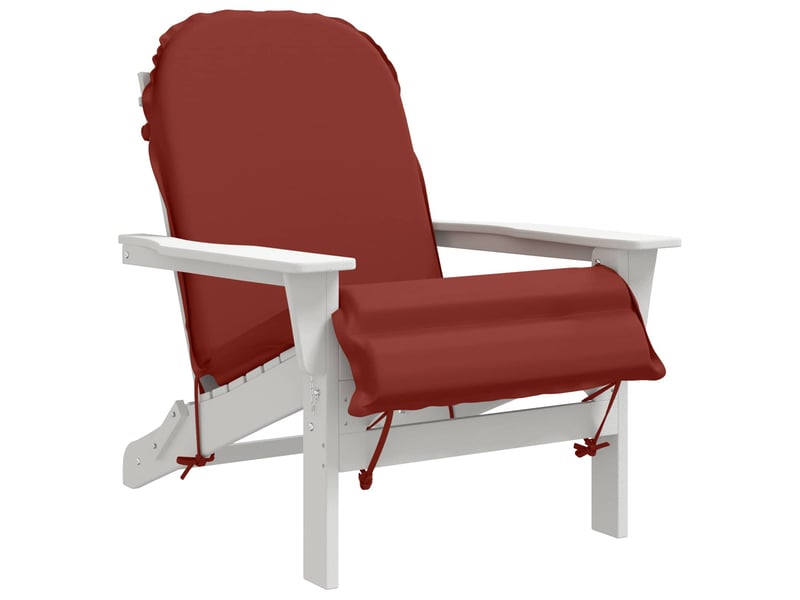Coussin de transat ensoleillé, coussin pour bain de soleil gemert 100 % polyester rouge cf56049 - Conforama C
