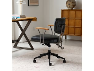 Chaise de bureau <strong>ROLIPO</strong> <strong></strong> avec assise réglable en hauteur