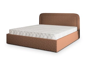 Lit coffre 160x200 cm <strong>MASSENO</strong> <strong></strong> coloris cuivré