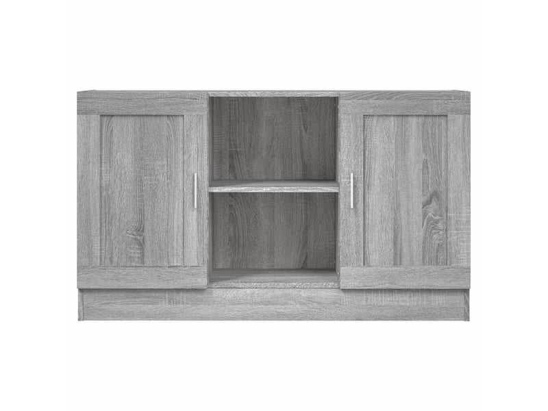  Buffet - bahut - meuble de rangement sonoma gris 120x30,5x70 cm bois d'ingénierie  - Conforama D