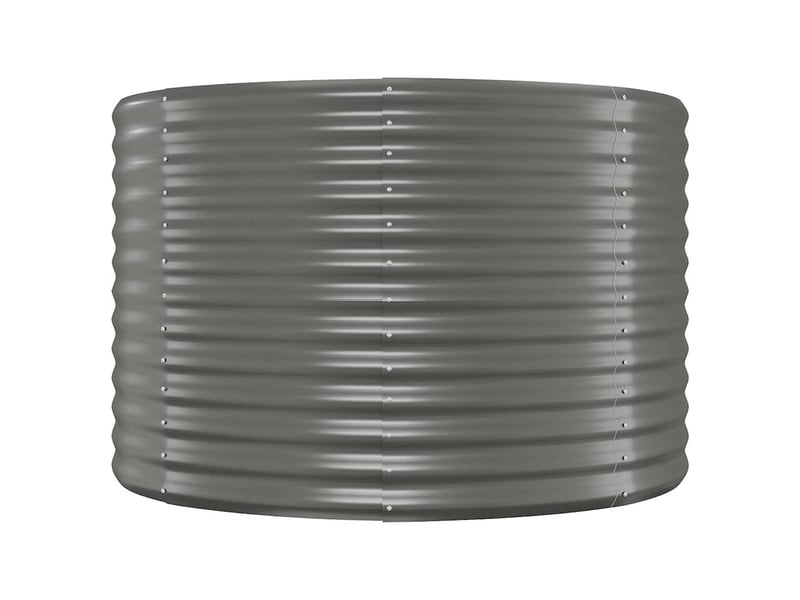  Jardinière - lit surélevé de jardin acier galvanisé 322x100x68cm gris  - Conforama D