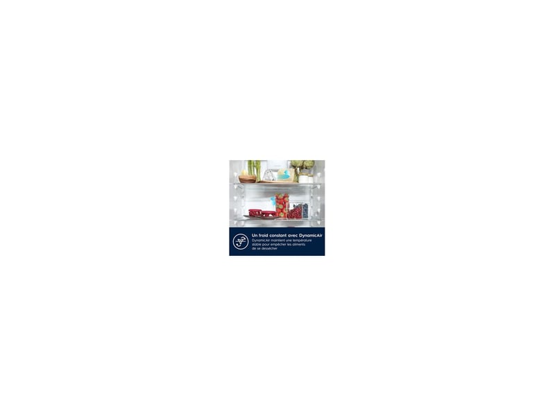  Réfrigérateur combiné encastrable 269 l low frost 2 portes blanc 34 db 3,3 kg24h classe e 8214891 - Conforama C