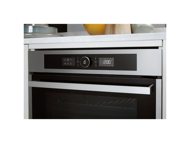  Four encastrable electrique 73 l pyrolyse a+, controle tactile led, chaleur pulsée et grill, 16 programmes OAKZ97961SPIX - Conforama E