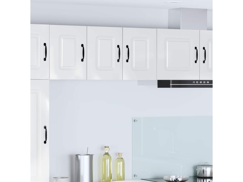  Meuble mural de cuisine | armoire de cuisine blanc brillant 30x31x40cm  - Conforama B