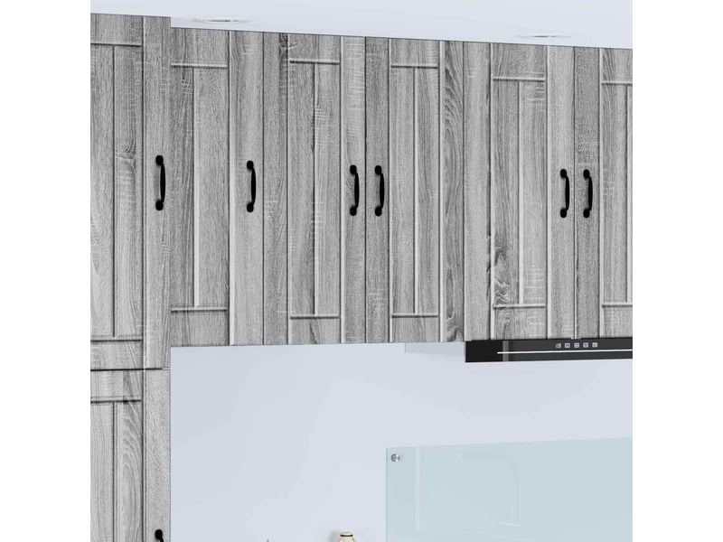  Meuble mural de cuisine, armoire de cuisine sonoma gris 30x31x80cm  - Conforama B
