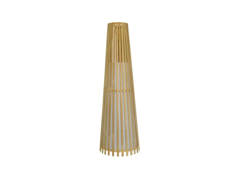  Fabrilamp kofi lampadaire en bambou naturel, 1 x e27, h 90 cm, ø 29 cm 222541086 - Conforama A