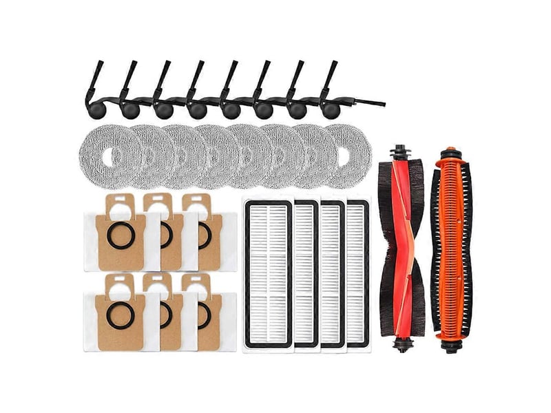  For xiaomi robot vacuum 5 ov31gl cleaner accessories main side brush mop cloth hepa filter dust bag replacement parts  - Conforama B