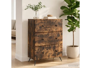 Armoire de rangement bureau, armoire à tiroirs 66 x 34,5 x 90 cm bois d'ingénierie shl2717