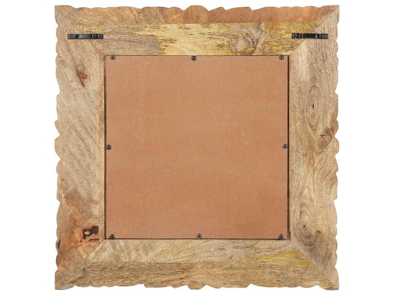  Miroir, miroir décoratif 50x50 cm bois de manguier massif cf62678  - Conforama C