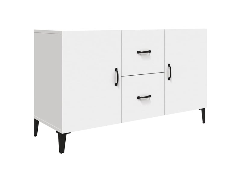 Buffet - bahut - meuble de rangement blanc 100x36x60 cm bois d'ingénierie  - Conforama A