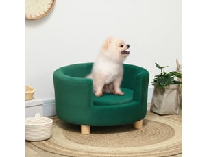 Canapé droit fixe <strong></strong> <strong></strong> 1 place Polyester vert