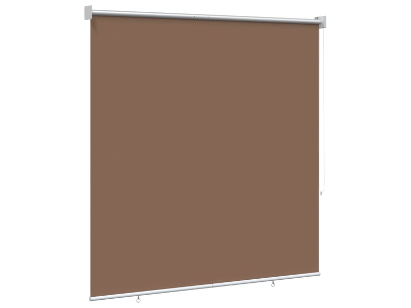  Store enrouleur, store roulant extérieur protection uv taupe polyester cf47532  - Conforama D