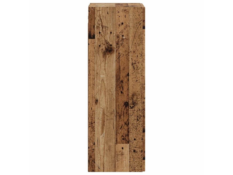  Cabinet salle de bain mural, meuble de rangement bois ancien 33x34.5x100 cm shl9533  - Conforama D