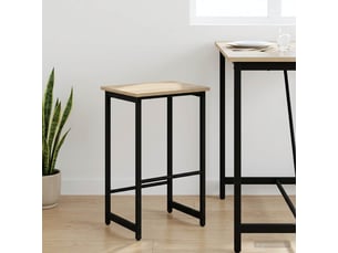 Tabouret de bar, chaise de bar chêne sonoma 40x32x64 cm bois d'ingénierie shl71073