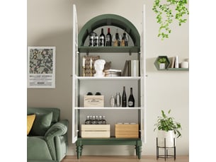 Vitrine coloris vert <strong></strong> <strong></strong> - 76 cmx165 cm
