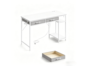 Bureau gaming coloris blanc