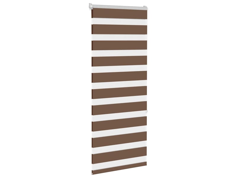  Store zèbre, store de fenêtre marron 65x150 cm largeur du tissu 60,9 cm polyester cf48720  - Conforama C