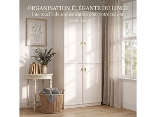 Armoire <strong>WELLTIN</strong> <strong></strong> coloris bois clair largeur 90 cm