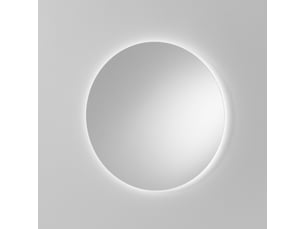 Miroir de salle de bain rond 90 cm globe avec éclairage led périphérique