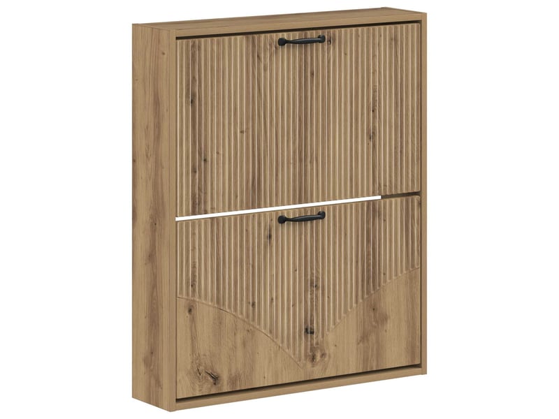  Meuble à chaussures mural, armoire à chaussures hoorn 71x17x86 cm  - Conforama A