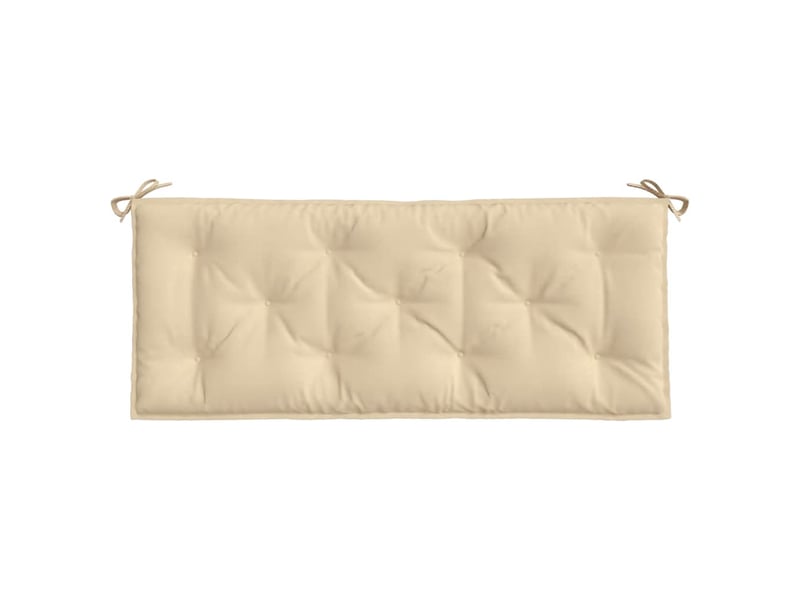  Lot de 2 coussins de banc jardin, coussins d'assise beige 120x50x7 cm tissu oxford cf58714  - Conforama E