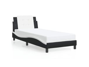 Lit simple 80x200 cm coloris blanc