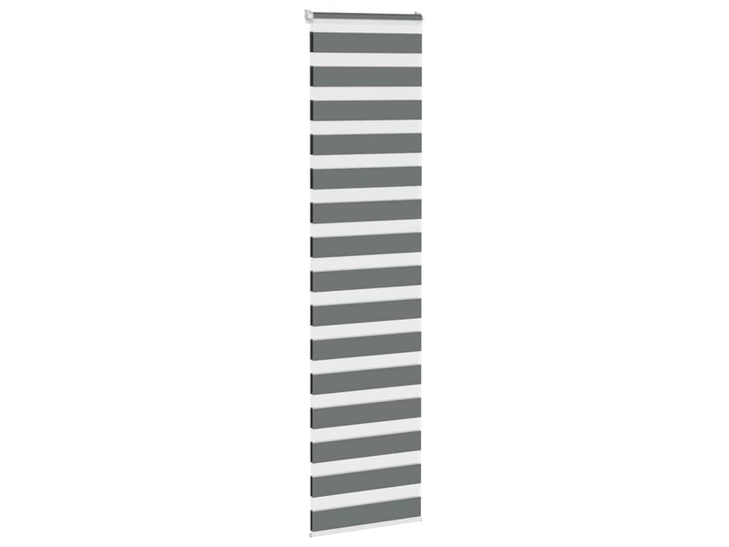  Store zèbre, store de fenêtre gris foncé largeur du tissu 60,9 cm polyester cf48614  - Conforama C