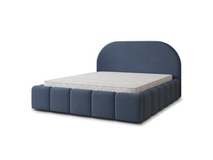 Lit coffre 120x200cm MASSENO coloris bleu