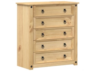 Commode 1 tiroir(s) <strong></strong> <strong></strong> coloris marron largeur 80 cm