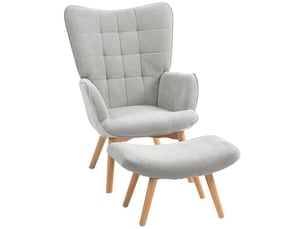 Fauteuil fixe  PANGIVO Velours gris