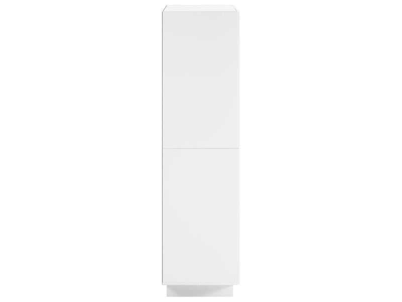  Buffet haut, buffet de rangement blanc 79x41x151 cm bois d'ingénierie  - Conforama E