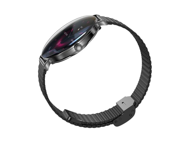  Montre connectée elite amoled 1,43 466x466 - cardio, sommeil, 7 j - milanais noir ILN483 - Conforama D