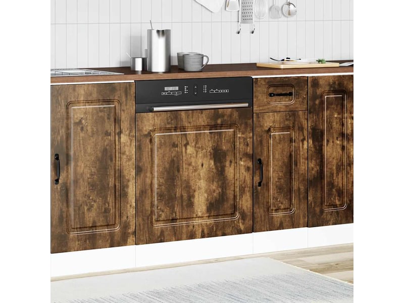  Panneau de lave-vaisselle kalmar chêne fumé 60x1,5x57cm  - Conforama B