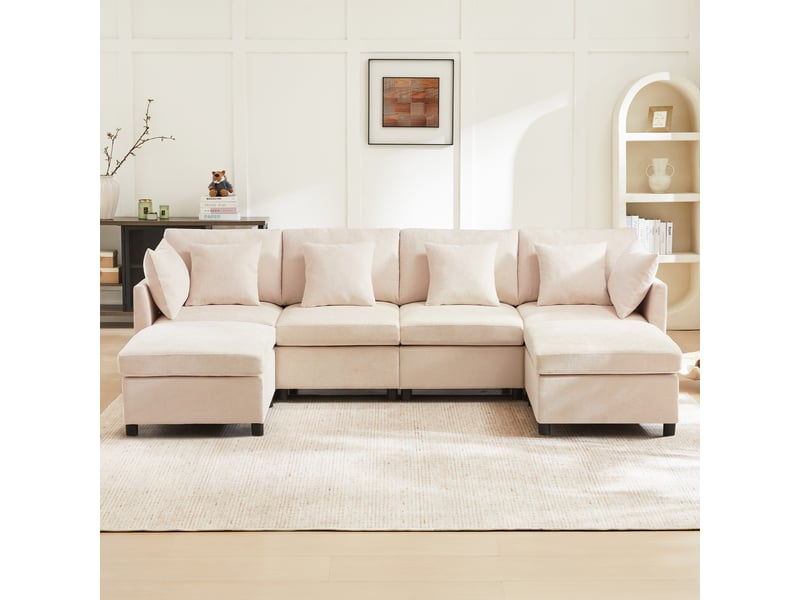  Canapé convertible, canapé-lit, design moderne, en tissu chenille, pour intérieur, mobilier pour espace de vie  - Conforama R