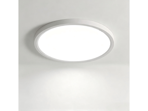 Plafonnier led rond ultra-plat 36 w, 4000 k, ø 40 cm, blanc
