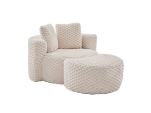 Fauteuil fixe ULEVR  Tissu beige vendu A l'unité