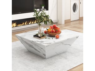 Table basse  coloris blanc <strong></strong> <strong></strong>