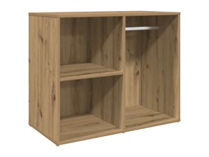 Meuble de rangement, armoire de dressing chêne artisanal 80x40x65 cm bois ingénierie