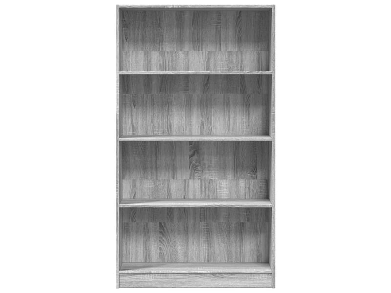  Bibliothèque, meuble de rangement salon sonoma gris 80x24x143 cm bois d'ingénierie  - Conforama D