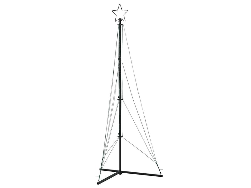  Sapin de noël - arbre de noël à led 483 led blanc chaud 240 cm  - Conforama D