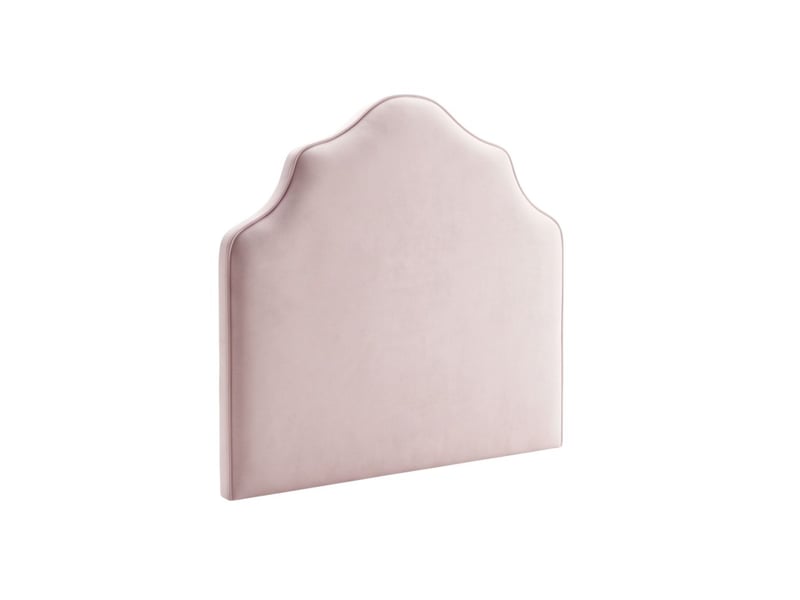 Tête de lit rembourrée aggloméré rose 100x107x9cm - Conforama C