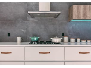 Pack de 4 poignées taupe 16,5x2,5 cm, poignées pour portes de cuisine, salle de bain, armoires et bois
