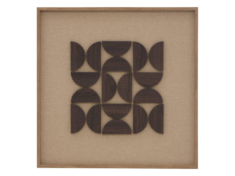  Toile 3d nyer carré 60x60cm beige NYER - Conforama A