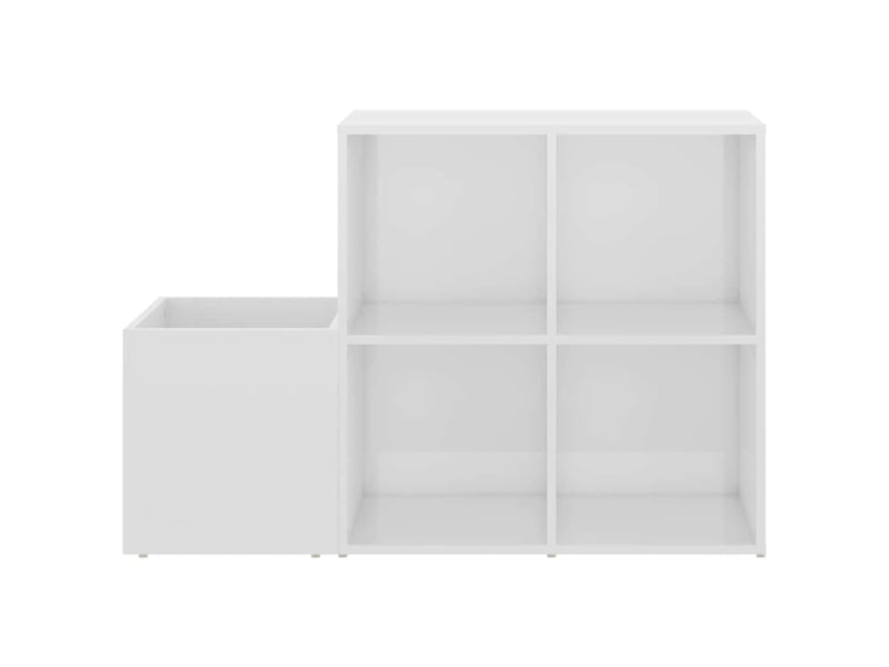  Meuble à chaussure, armoire à chaussures d’entrée blanc brillant bois ingénierie  - Conforama E