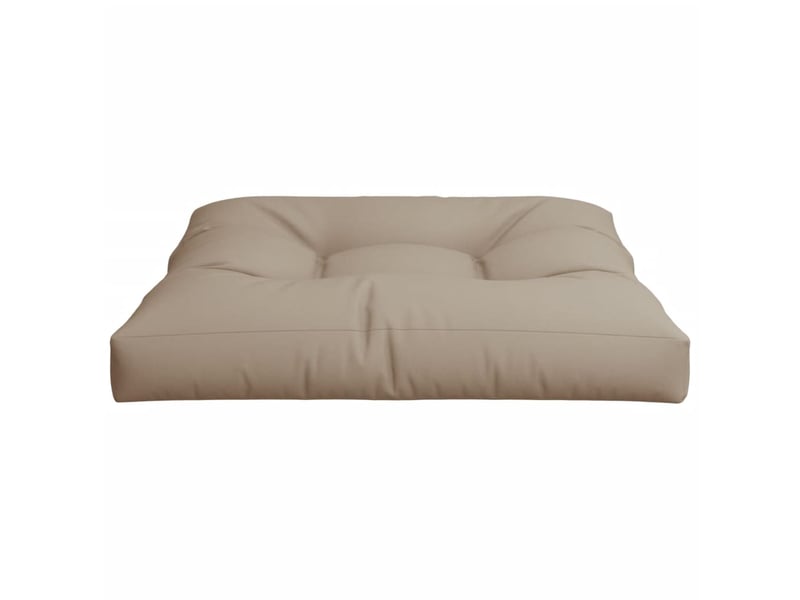  Coussin de palette, coussin de chaise, coussin de canapé taupe 70x70x12 cm tissu cf55469  - Conforama E