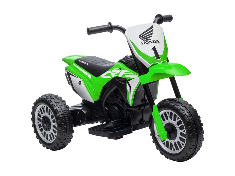  Moto électrique honda crf450rl à 3 roues sous licence pour enfants de 18 à 36 mois, verte  - Conforama A