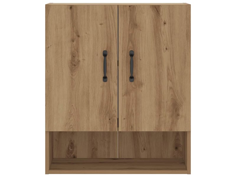  Armoire murale salon, meuble de rangement chêne artisanal 60x31x70 cm bois d'ingénierie  - Conforama E