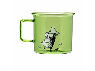 Mug muurla en verre, personnage snufkin, vert, environ 237 ml
