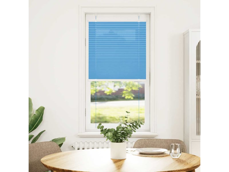  Store plissé, store de fenêtre bleu 65x150 cm largeur du tissu 64,4 cm polyester cf46799  - Conforama A